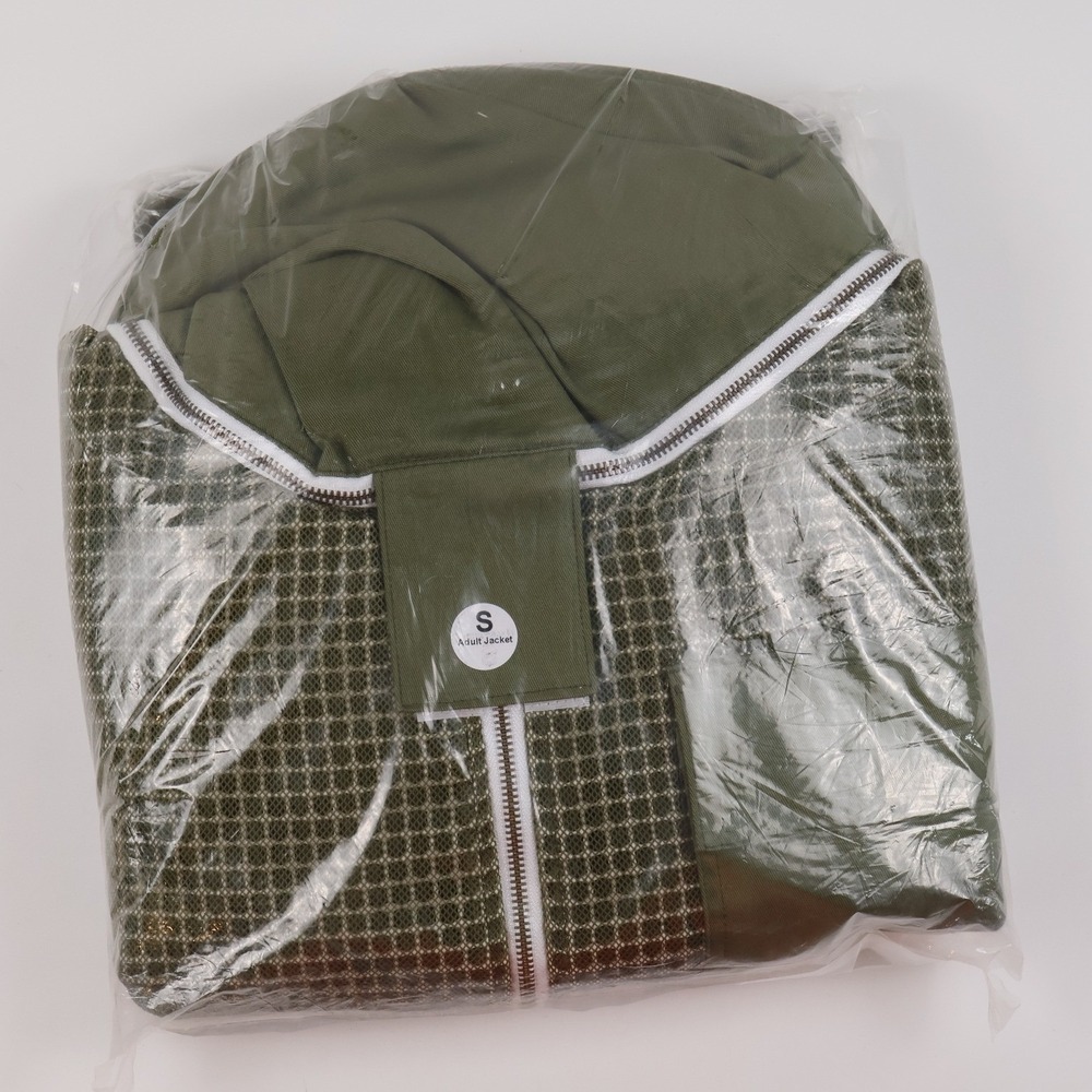 Unbranded Beekeeping Jacket and Gloves Set Green Mesh Ventilated Small NWT